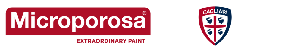 loghi Microporosa e Cagliari Calcio